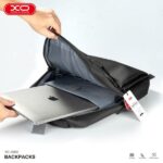 XO CB02 Αδιάβροχη Τσάντα Πλάτης για Laptop 15.6" σε Μαύρο χρώμα 16.001.0102 - Image 2